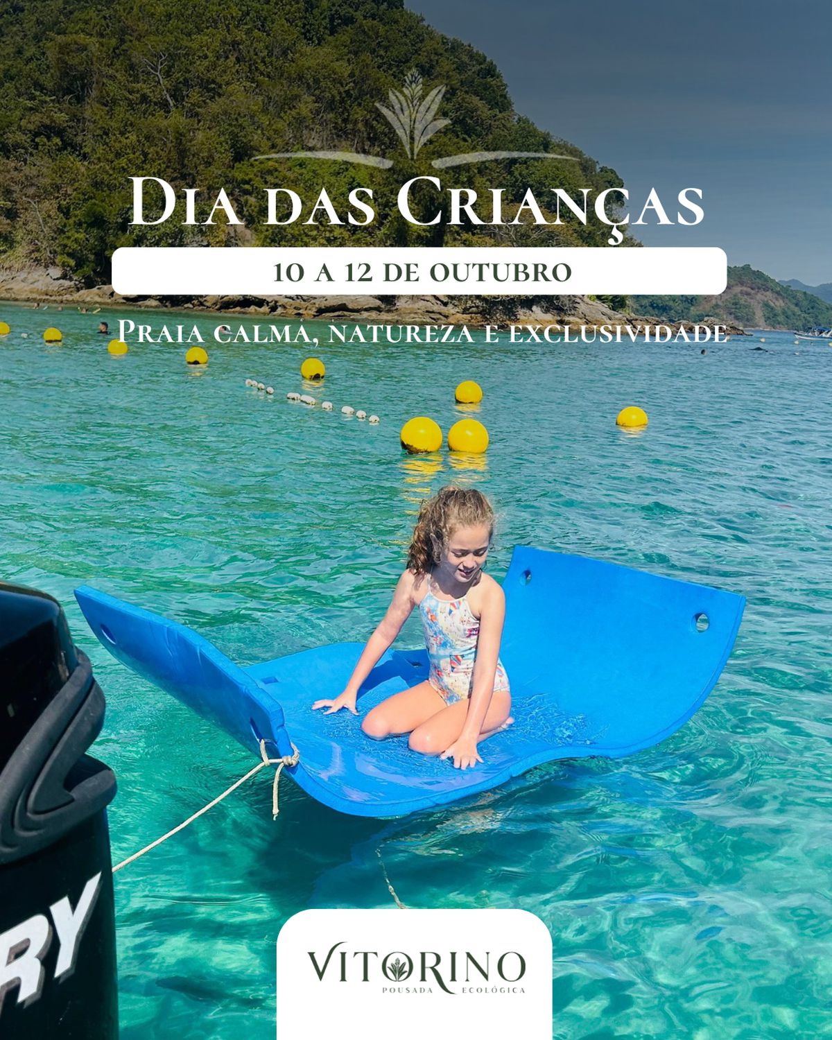 Um feriado leve, na ilha